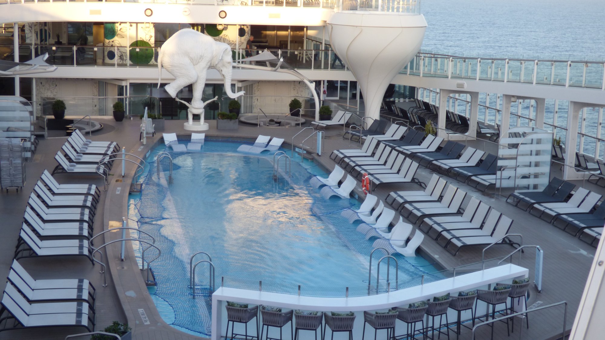 Celebrity cruise pool deck